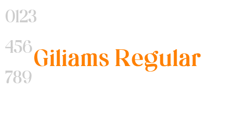 Giliams Regular