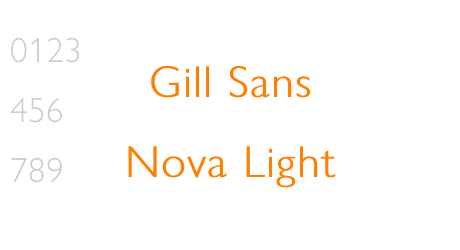 Gill Sans Nova Light