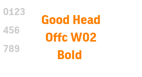 Good Head Offc W02 Bold