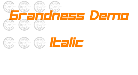 Grandness Demo Italic