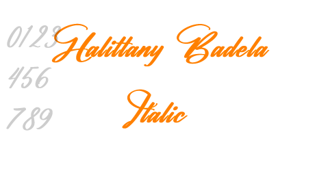 Halittany Badela Italic