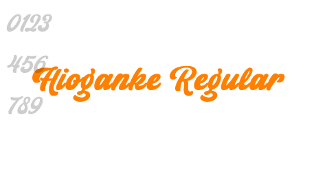 Hioganke Regular