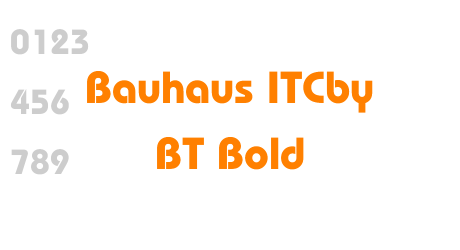 Bauhaus ITCby BT Bold