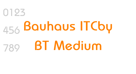 Bauhaus ITCby BT Medium
