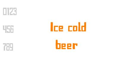 Ice cold beer