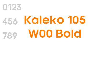 Kaleko 105 W00 Bold