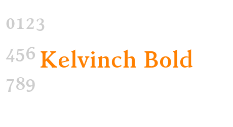 Kelvinch Bold