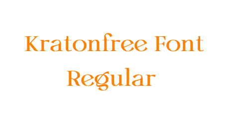 Kratonfree Font Regular