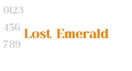 Lost Emerald