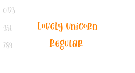 Lovely Unicorn Regular