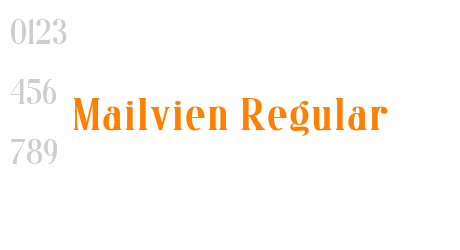 Mailvien Regular