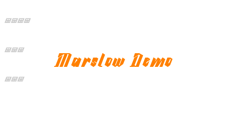 Marslow Demo