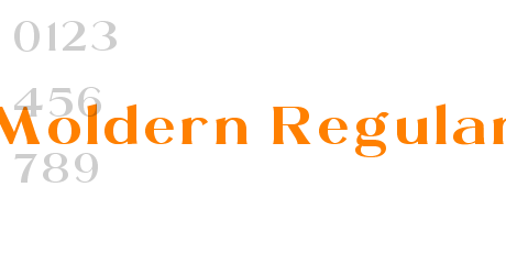 Moldern Regular