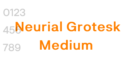 Neurial Grotesk Medium