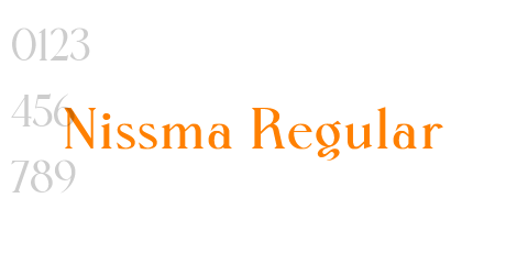 Nissma Regular