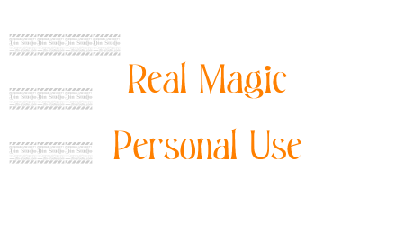 Real Magic Personal Use