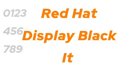 Red Hat Display Black It