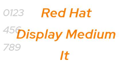 Red Hat Display Medium It