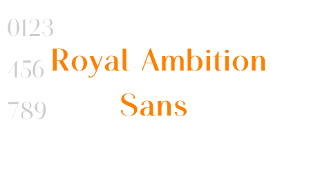 Royal Ambition Sans