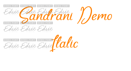 Sandrani Demo Italic