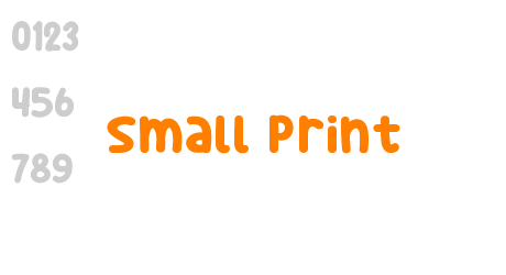 Small Print