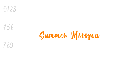 Summer Missyou