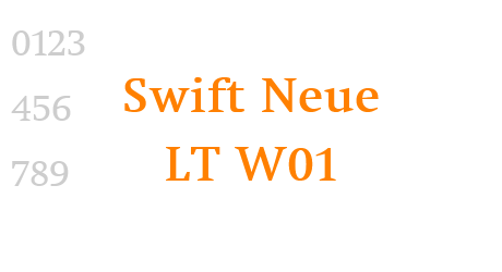 Swift Neue LT W01