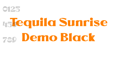 Tequila Sunrise Demo Black