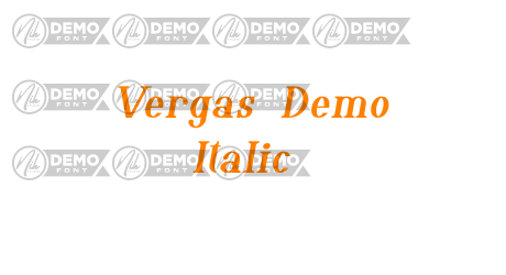 Vergas Demo Italic