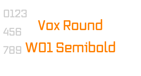 Vox Round W01 Semibold
