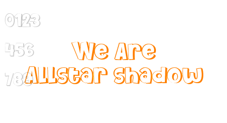 We Are Allstar shadow