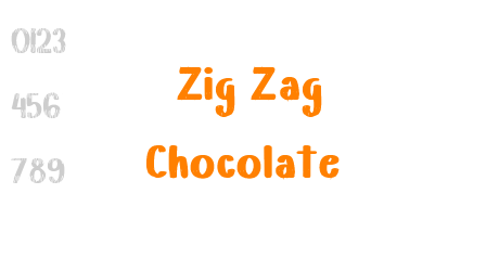 Zig Zag Chocolate
