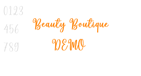 Beauty Boutique DEMO