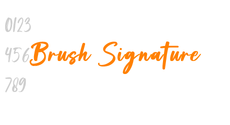 Brush Signature