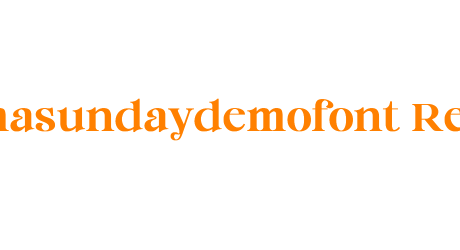 cinemasundaydemofont Regular