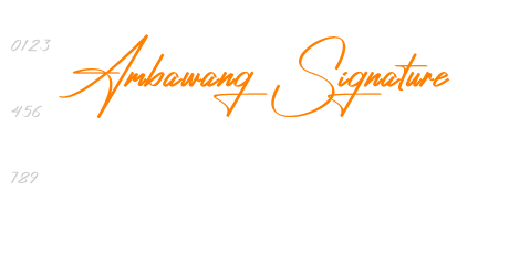 Ambawang Signature