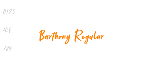 Barthony Regular