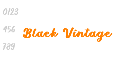 Black Vintage