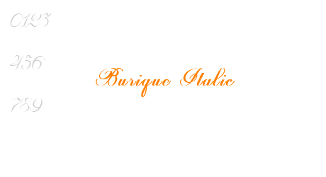 Burique Italic