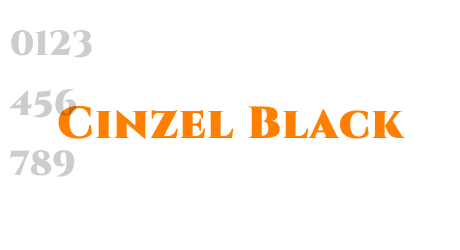 Cinzel Black