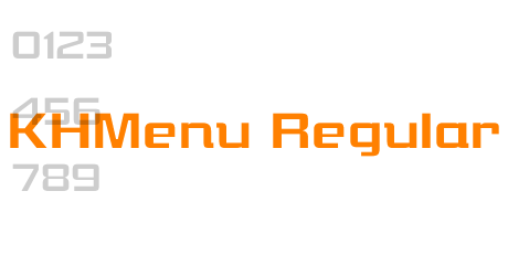 KHMenu Regular
