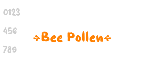 {Bee Pollen}