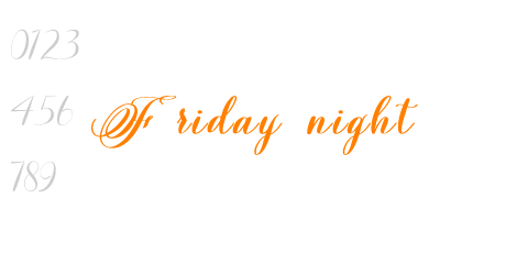 Friday night