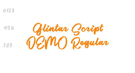 Glintar Script DEMO Regular
