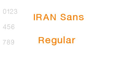 IRAN Sans Regular