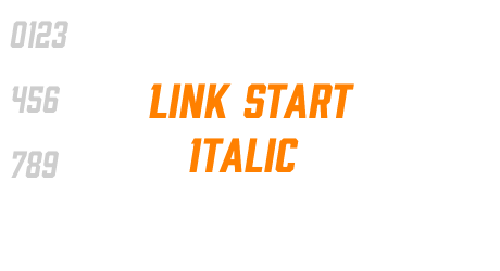 Link Start Italic
