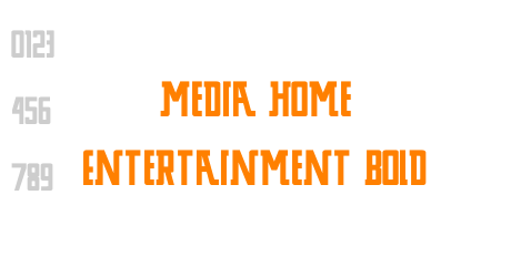 Media Home Entertainment Bold