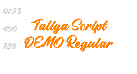 Taliga Script DEMO Regular