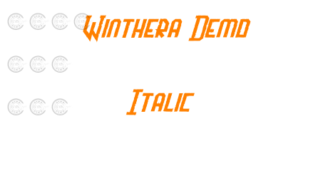 Winthera Demo Italic