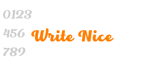 Write Nice